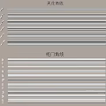 Modern plaster line plaster line ceiling line 3d model