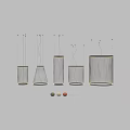 Contemporary Ceiling Light Designs With Fabric Lampshades And Metal Frames In Cylindrical Conical Styles