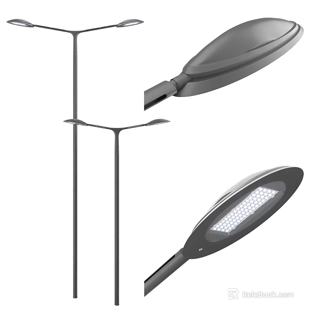 Modern Chandelier With Sleek Metal Frame Design And Elegant Lighting For Contemporary Home Interior 3d model 