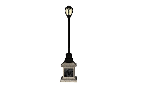 Magnolia lamp outdoor lamp 3d model