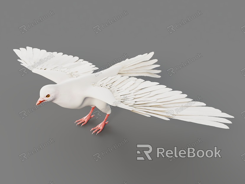 Peace pigeon carrier pigeon realistic animal high precision animal birds pigeon model