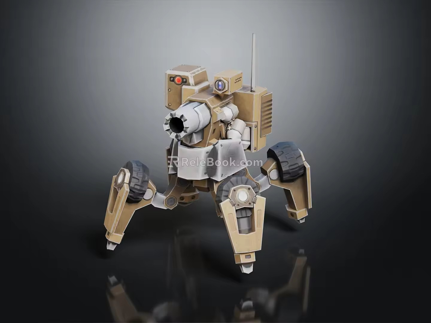 Modern Robot Patrol Robot Security Robot Security Robot 3d model