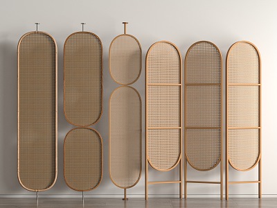 Silly rattan partition 3d model