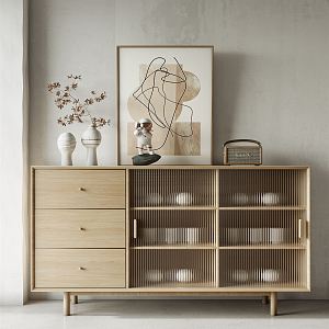 Modern Sideboard Entrance Cabinet 3d model