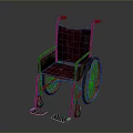 Industrial Equipment Wheelchair Style Heavy Duty Metal Frame For Industrial Use