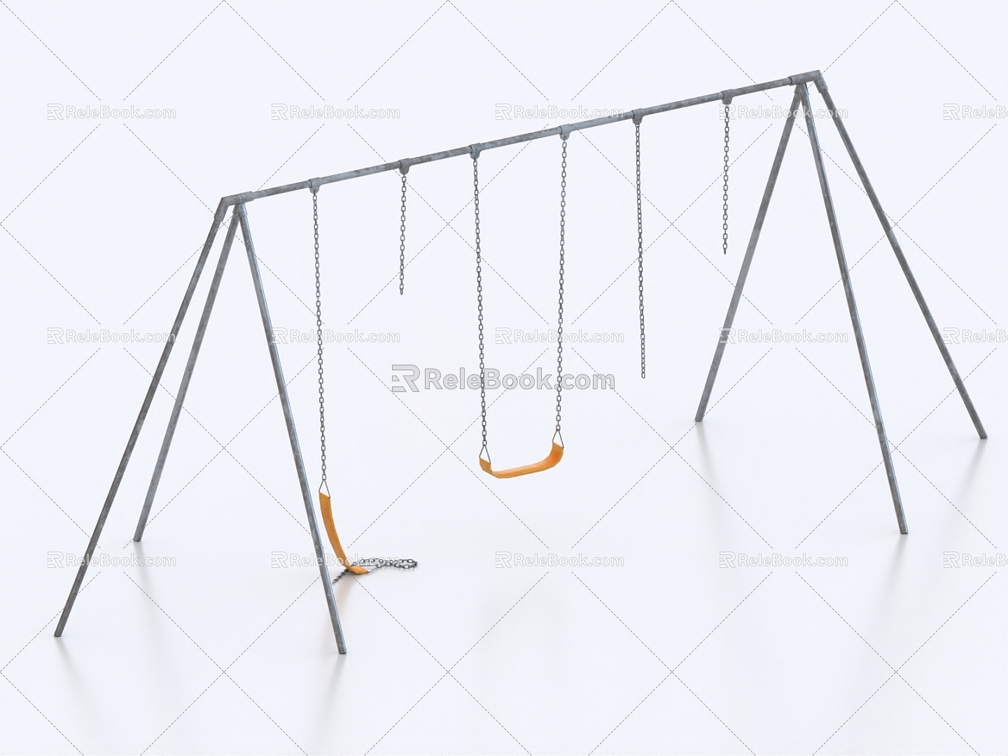 Swing Swing Frame Damaged Swing Frame 3d model