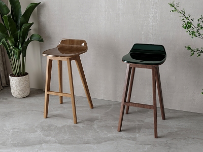 Nordic Bar Stool model