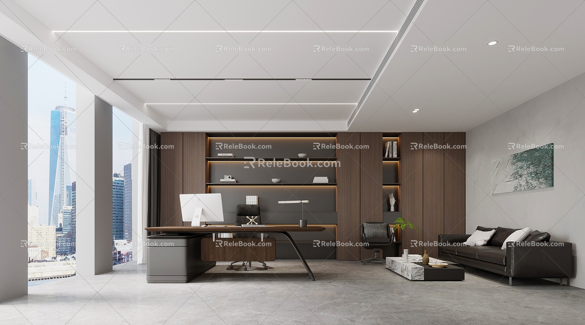 Manager Office Office 3d model