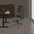 Modern Mesh Back Office Chair With Padded Seat And Armrests For Comfortable Workspace