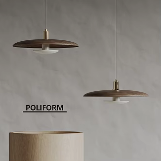 poliform modern chandelier solid wood chandelier 3d model