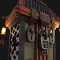 Traditional Chinese Lanterns Featuring Classic Roof Design Red Orange Accents And Decorative Tassels