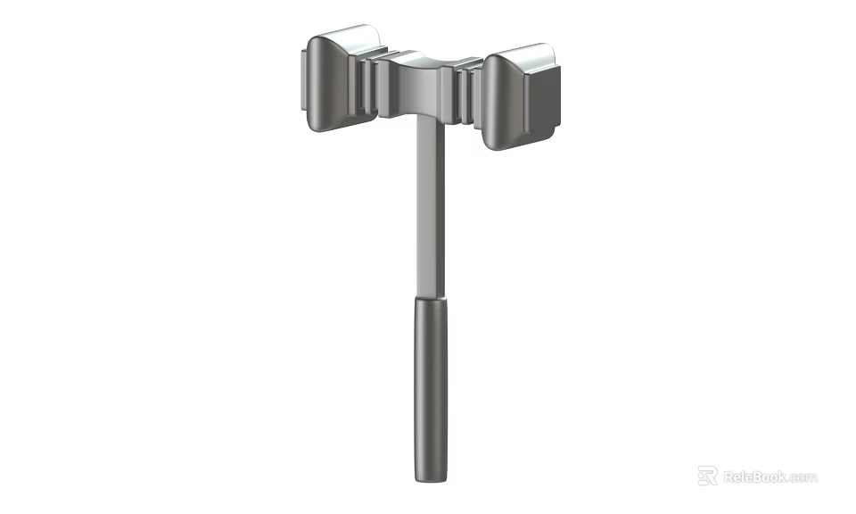 Durable Metal T Handle Hardware Tool For Gripping And Tightening Tasks 3d model 