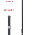 Outdoor Lamp Post With Modern Black Metal Structure And Decorative Base For Garden Lighting