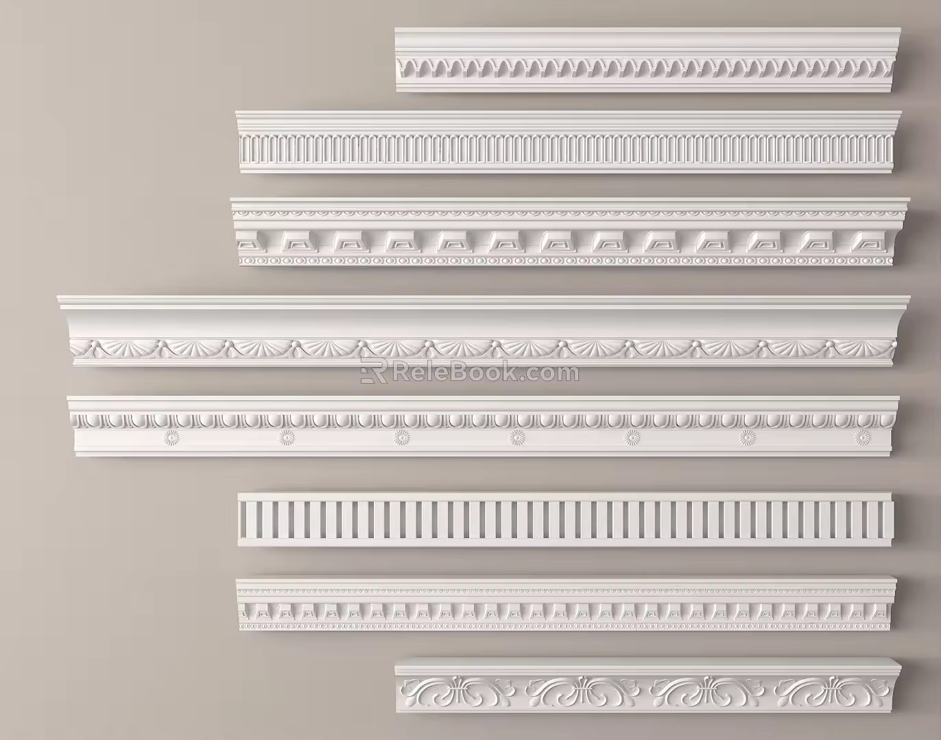 Gypsum line 3d model