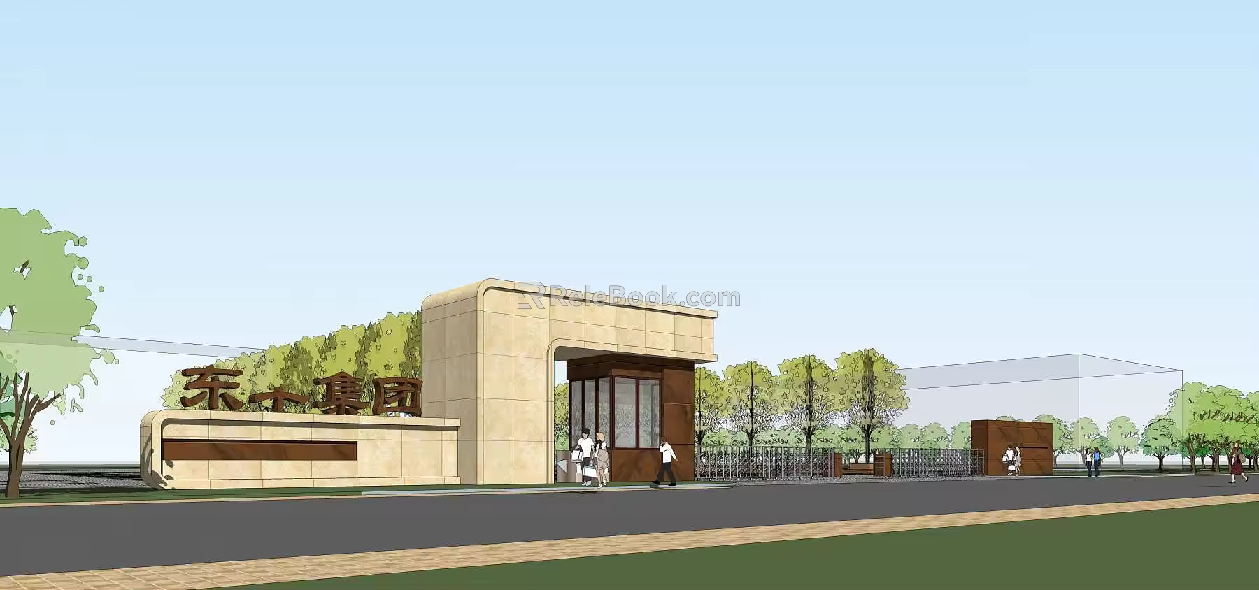 Gate 3d model