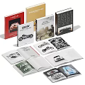 Classic Car Books Featuring Rolls-Royce BMW Motorcycle Covers And Open Pages