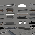 Chinese eaves 3d model