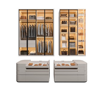 wardrobe jewelry cabinet 3d model