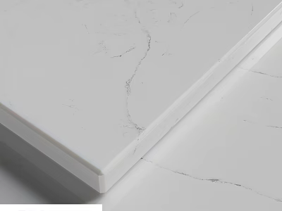 White Marble Texture Panel With Smooth Surface For Modern Home Decoration 3d model
