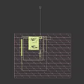 Modern Minimalist Table Lamp With Fabric Shade On Wooden Bedside Table Against Warm Wall