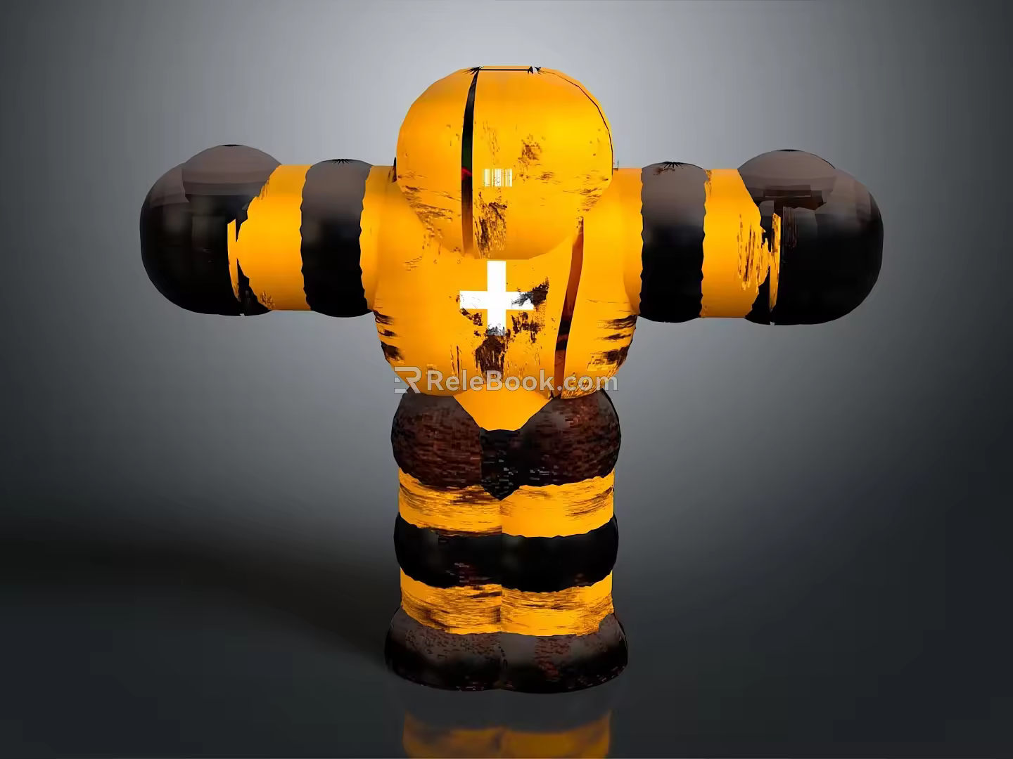 Industrial Robot Single Wheel Robot Double Wheel Robot Assistant Small Robot 3d model