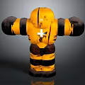 Industrial Robot Single Wheel Robot Double Wheel Robot Assistant Small Robot 3d model