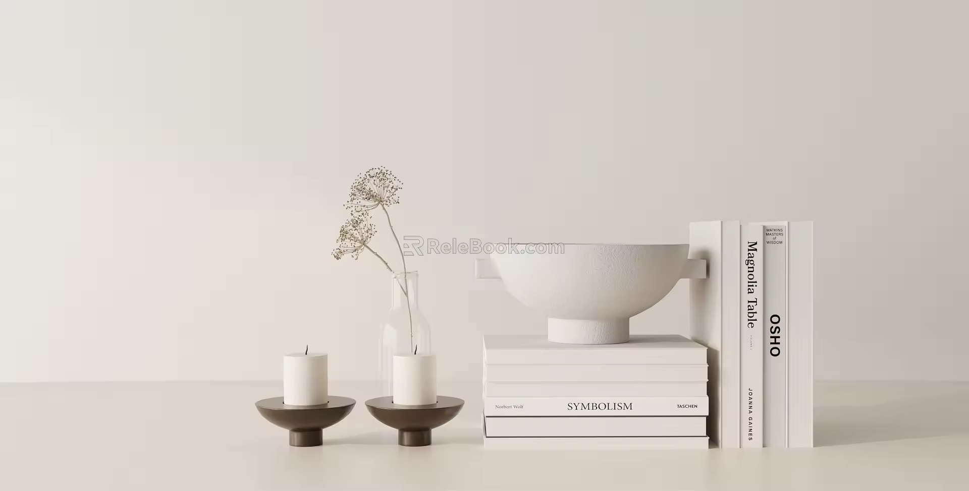 Modern ornaments combination 3d model
