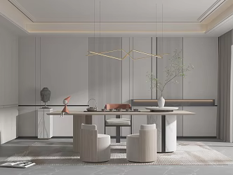 Modern Tea Room 3d model