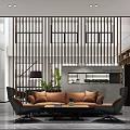 Modern Service Hall Interior With Spiral Staircase Reception Desk And Large Screen