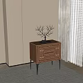 Bedside table 3d model