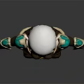 Fantasy Game Character Featuring White Hair Elf Ears Brown Green Outfit And Green Boots