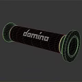 Domino Black Cylindrical Headphone Speaker With Carbon Fiber Design