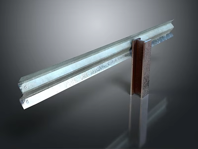 Iron Art Metal Structural Components With Support 3d model