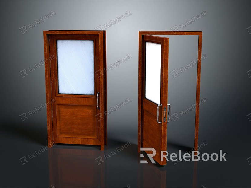 Door Wooden Door Bedroom Door Home Door Furniture Furniture Realistic model