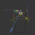 White Multi Tiered Shoe Rack with Shoes Handbag and Potted Plant on Top Shelf