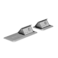 Two Gray TOZO Desktop Phone Stands With Ergonomic Design And Stable Base