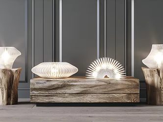 Modern Table Lamp Homestay Creative Table Lamp 3d model
