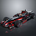 McLaren Black Red Race Car With Streamlined Aerodynamic Design And Sporty Look