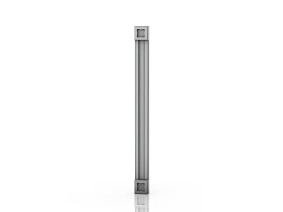 Modern Roman Column Design With Sleek Surface And Minimalist Base Details 3d model