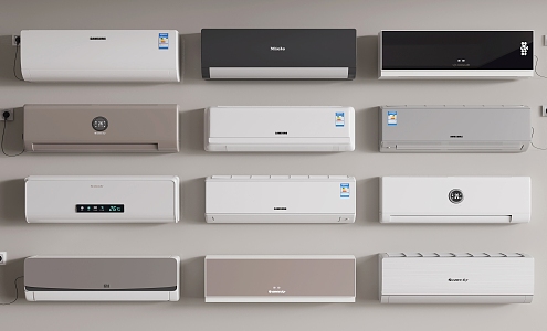 Modern Air Conditioner Air Conditioner Hanging Wall-mounted Air Conditioner Inverter Air Conditioner 3d model