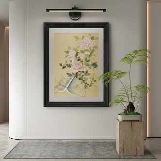 New Chinese Decorative Painting 3d model