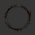 Sturdy Coiled Barbed Wire Roll For Security Fencing And Perimeter Protection