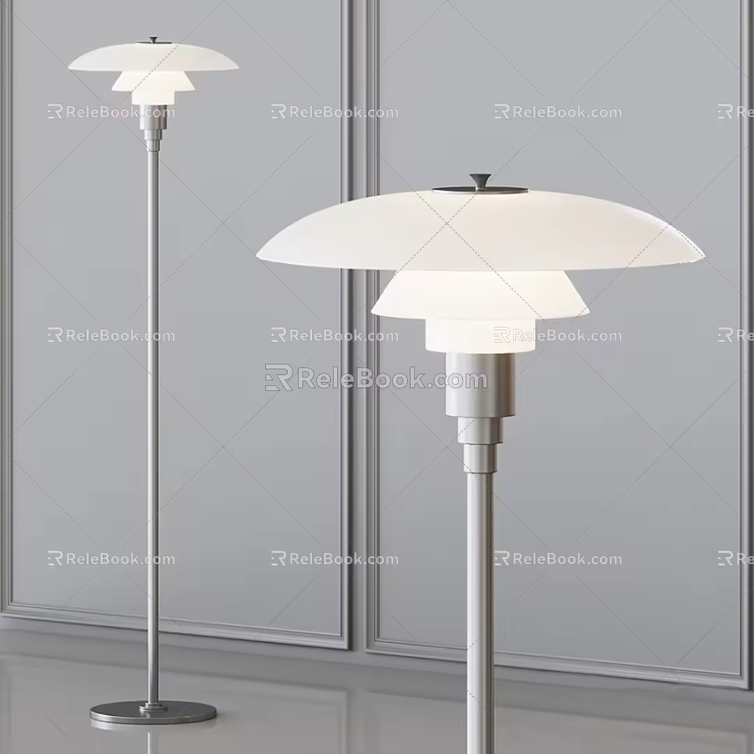 Modern floor lamp 3d model