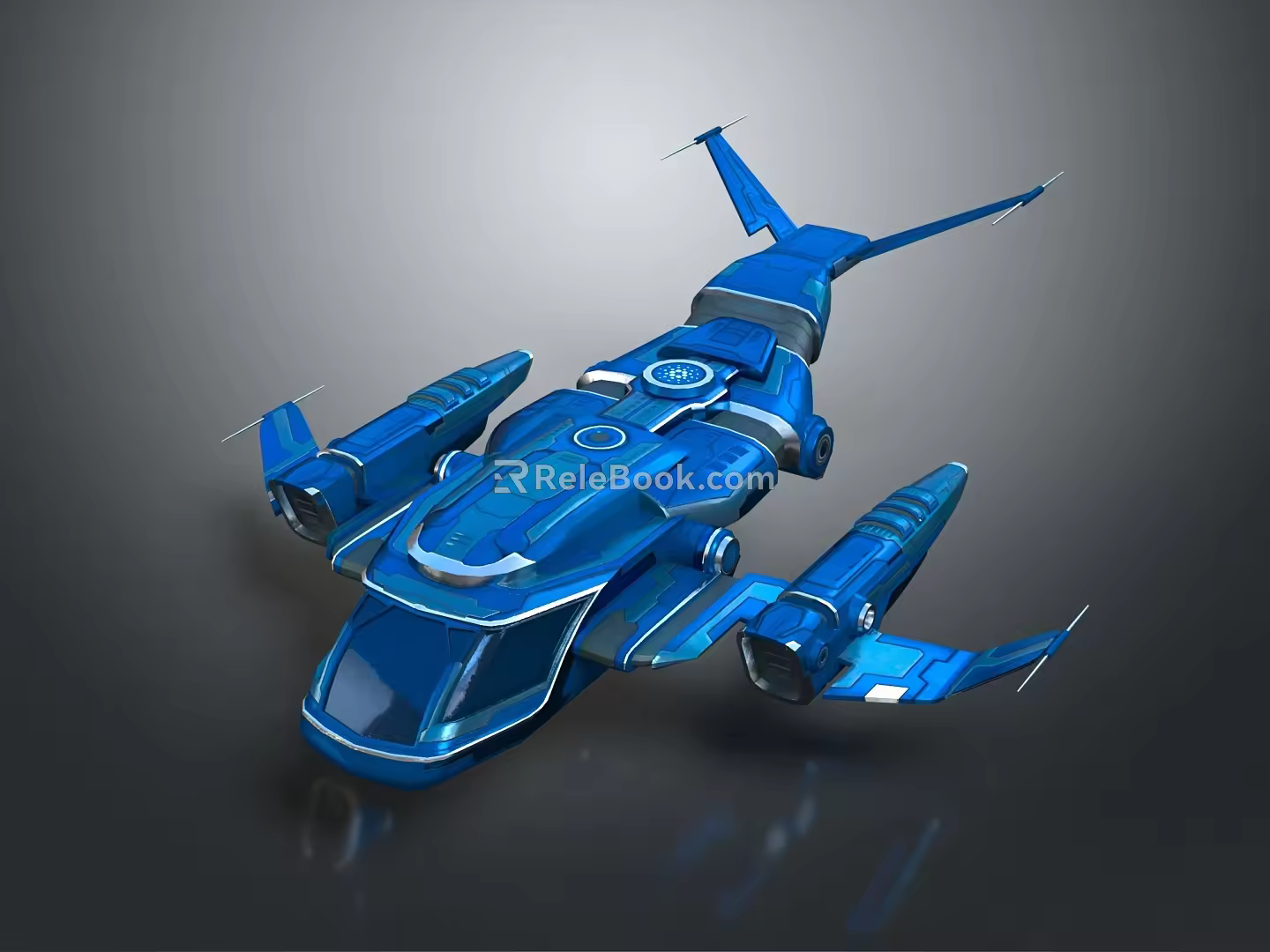 Modern Fighter Sci-fi Fighter 3d model