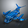 Modern Fighter Sci-fi Fighter 3d model