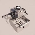 valve bagging machine 3d model