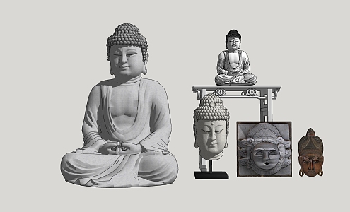 Chinese Buddha 3d model