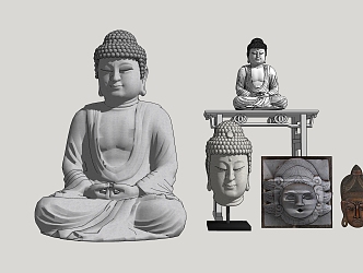 Chinese Buddha 3d model