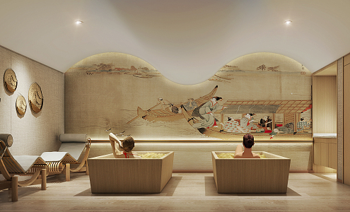 New Chinese Beauty Salon 3d model