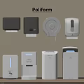 Poliform Wall Mounted And Tabletop Daily Electrical Appliances Including Towel Dispensers Soap Dispensers Hand Dryers